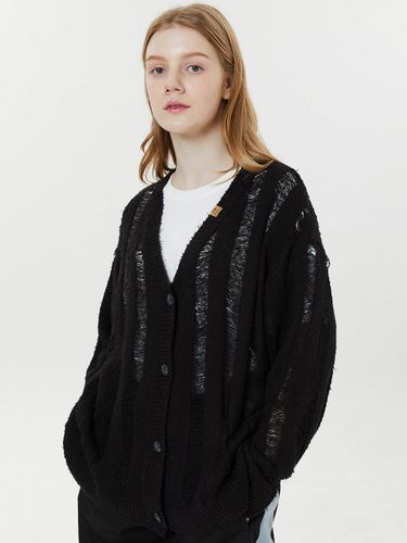 Skashi Rib Cardigan (Black) - WAIKEI - Modalova