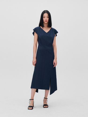 Handkerchief Hem Midi Dress - RE RHEE - Modalova