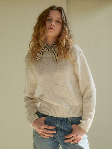 Texture Knit Pullover _ Cream - Siyazu - Modalova