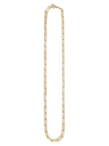 Silver] Primavera Clip Chain Necklace_Gold - OVT - Modalova