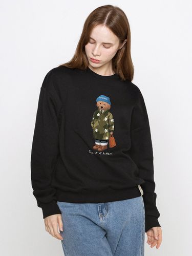 Blue Beanie Dog Perito Sweatshirt_Charcoal - GRAVER - Modalova