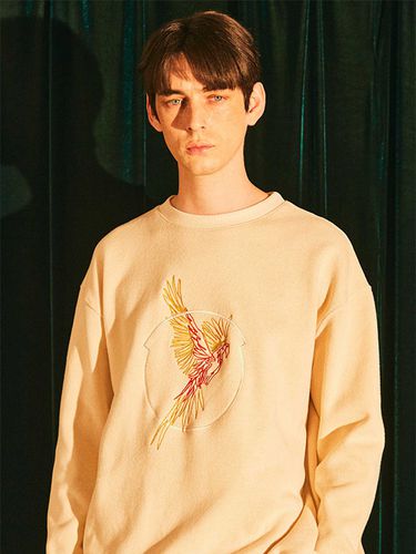 Parrot Embroidery Sweatshirt _ - FFEFF STUDIO - Modalova