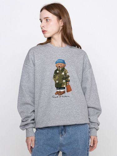 Blue Beanie Dog Perito Sweatshirt_Grey - GRAVER - Modalova