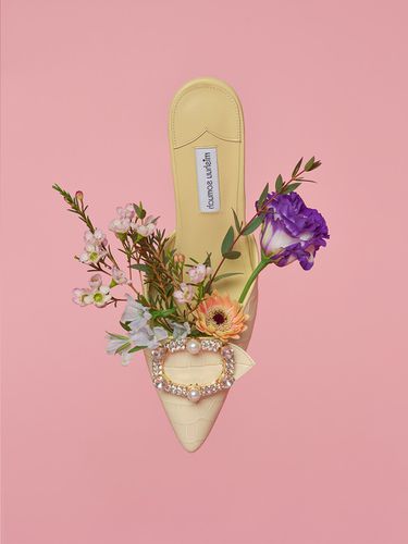 Mirage Jewelry Mule_Cream - mishuu somuch - Modalova