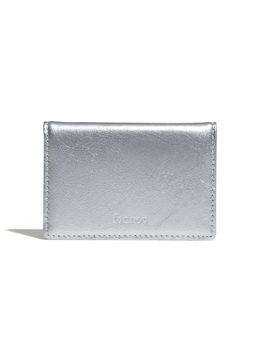 Crinkle Soft Card Case_Silver - FENNEC - Modalova