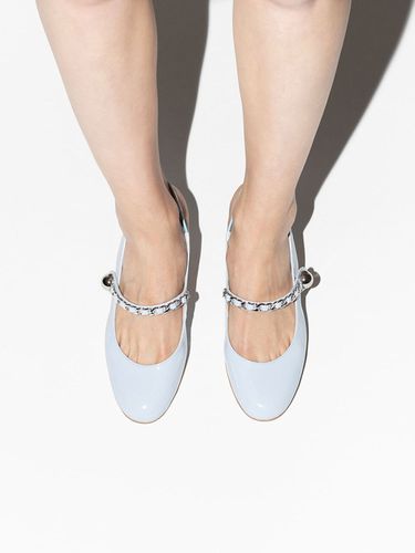 Aria Chained Slingback Pumps_Skywriting - CHAUSSURE LAPIN - Modalova