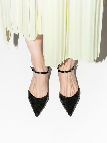 Zendaya Strap Kitten Pumps_Black - CHAUSSURE LAPIN - Modalova