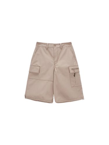 Cotton Cargo Capri Pants_Beige - Matin Kim - Modalova