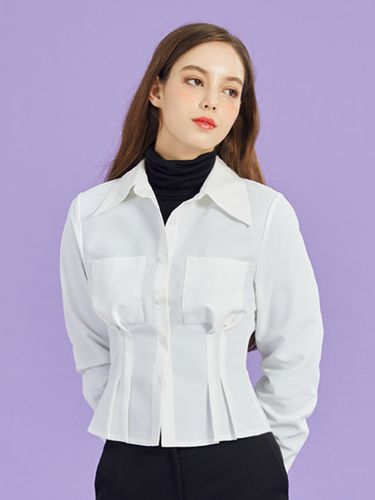 Midi Crop Slim Long Shirt - KOLEAT - Modalova