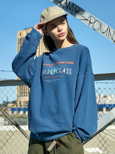 W) World Class Pigment-Dyed Sweatshirt _ 4 Colors - Fluke - Modalova