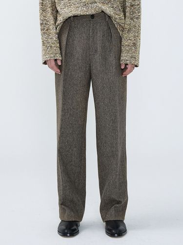 One-Tucked Wool-Blend Trousers - MARTINPLAN - Modalova