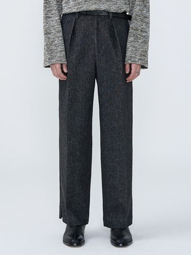 One-Tucked Wool-Blend Trousers - MARTINPLAN - Modalova