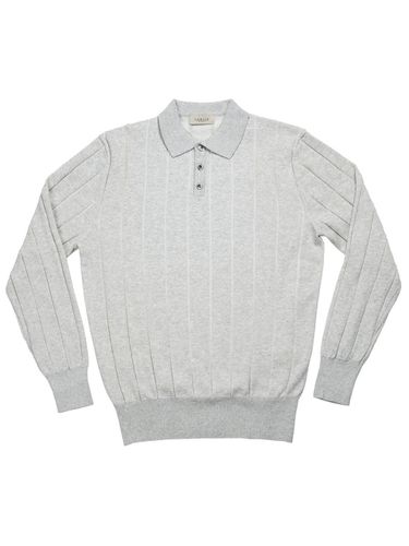 Reverse Combination Polo Knit Pullover - SORTIE - Modalova