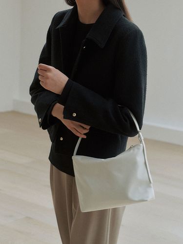 Nylon Shoulder Bag_White - ANDNEEDS - Modalova