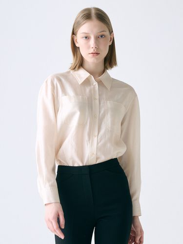 Shirt and Blouse_Sheer Pocket Shirt_2 Colors - FRONTROW - Modalova