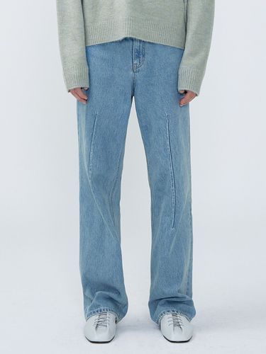 Comfy Wide Jeans Light Blue - MARTINPLAN - Modalova