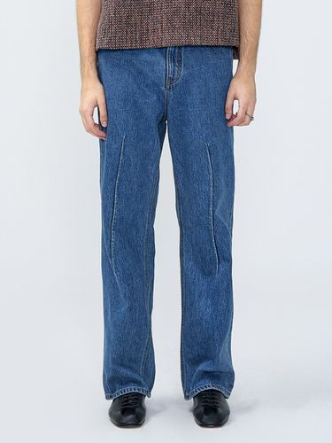 Comfy Wide Jeans Medium Blue - MARTINPLAN - Modalova