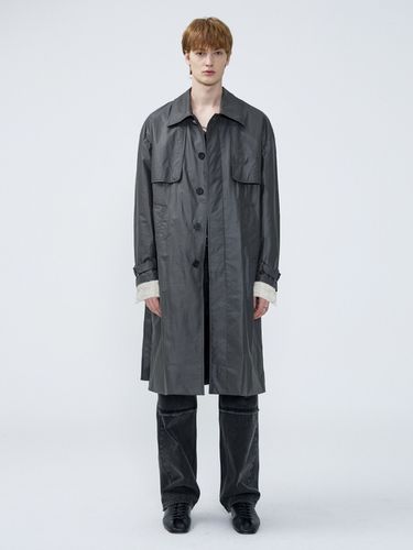 Structured Flap Trench Coat - MARTINPLAN - Modalova