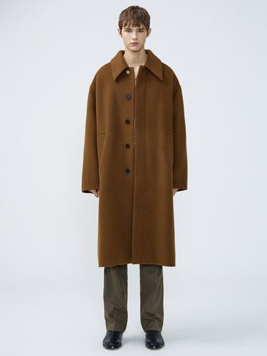 Handmade Alpaca Over Coat _ Camel - MARTINPLAN - Modalova