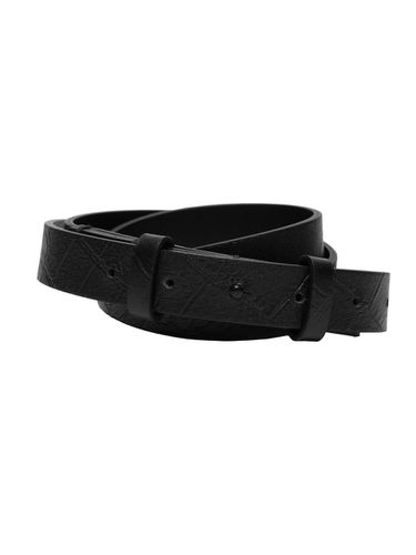 Antique Croc-Effect Leather Belt - MARTINPLAN - Modalova