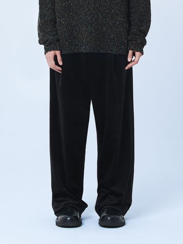 Siara Velvet Pants - Black - MARTINPLAN - Modalova