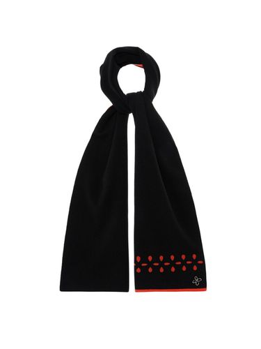 Multi Jacquard Muffler_Orange/Black - MARTINPLAN - Modalova