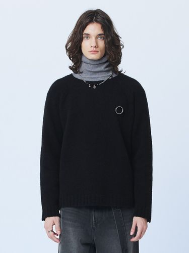 Siro Pullover Knit - Black - MARTINPLAN - Modalova