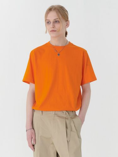 Solid Short-Sleeve T-Shirt Orange - MARTINPLAN - Modalova