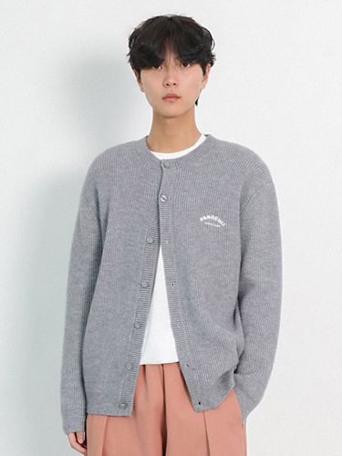 Our Knit Cardigan_Gray - FANACULT - Modalova