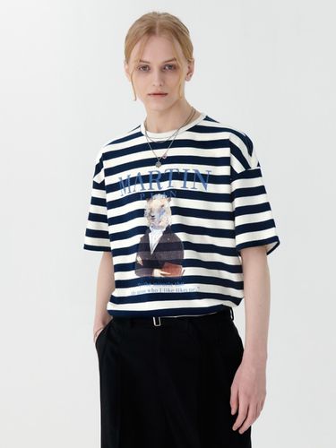 Noble Lamb Martin Short-Sleeve T-Shirt IV Navy - MARTINPLAN - Modalova