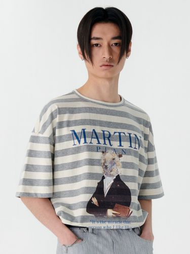 Noble Lamb Martin Short-Sleeve T-Shirt IV Grey - MARTINPLAN - Modalova