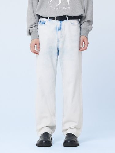 Ice Blue Straight Denim (Ice) - MARTINPLAN - Modalova