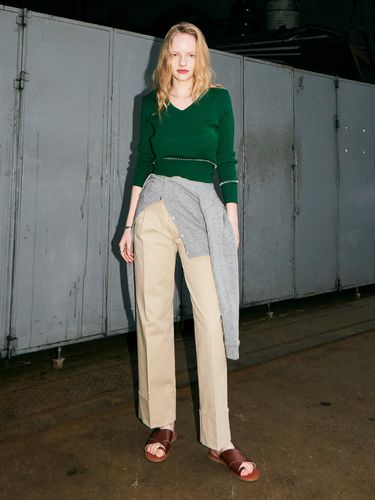 Roll-up Wide Pants _Beige - SILN - Modalova