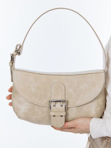 Double Buckle Shoulder Bag_Cream - SOFT SEOUL - Modalova