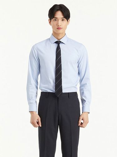 Semi Wide Collar Slim Fit Shirt _ - T.I FOR MEN - Modalova