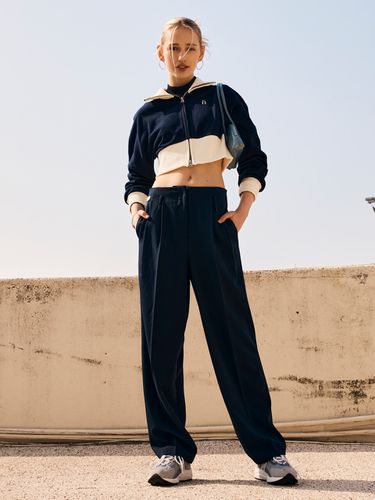 Double Belt Loop Pants _Navy - SILN - Modalova