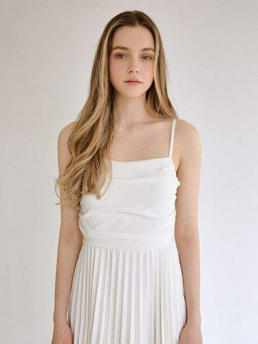 Soft Pleats Bustier Dress - RE_L - Modalova