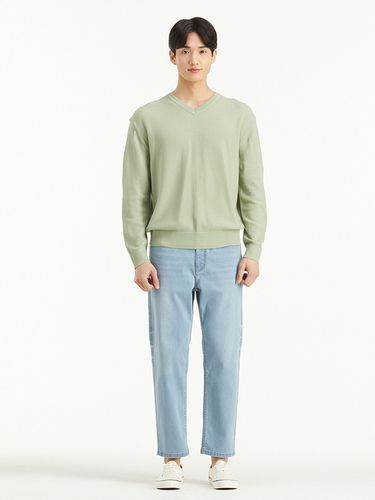 V-Neck Sweater _ Green - T.I FOR MEN - Modalova