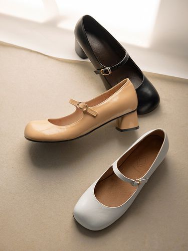 Pebble Maryjane Pumps_3 colors - Byeuuns - Modalova