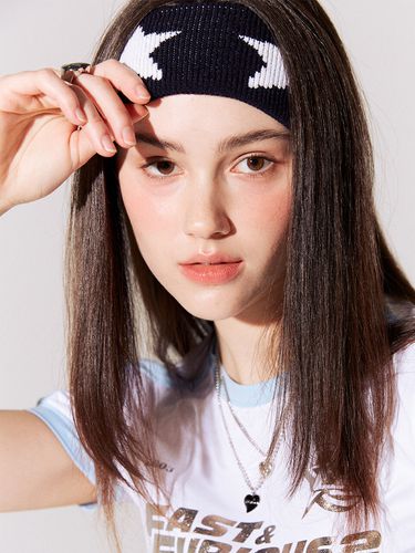 Bella Head Band_Navy - LOTS YOU - Modalova