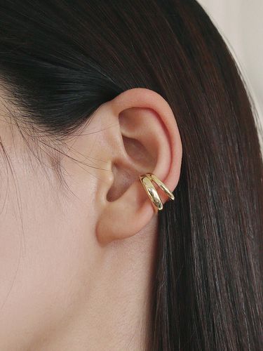 Double Line Bold Earcuff - Shertz - Modalova