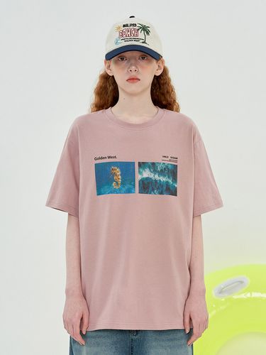 Ocean T-shirt [Pale Pink] - UNALLOYED - Modalova