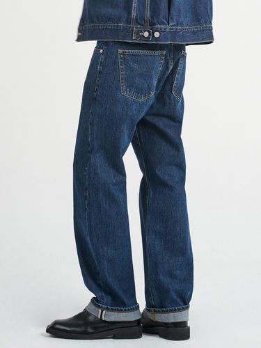 DEN0962 Wide-Fit Deep Faded Selvedge Jeans - DENMADE - Modalova