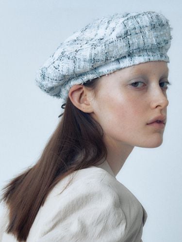 Starry Silver Beret - poesiedame - Modalova