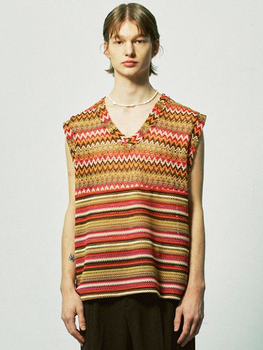 Havana Beach Knit Vest (Sunset) - S SY - Modalova