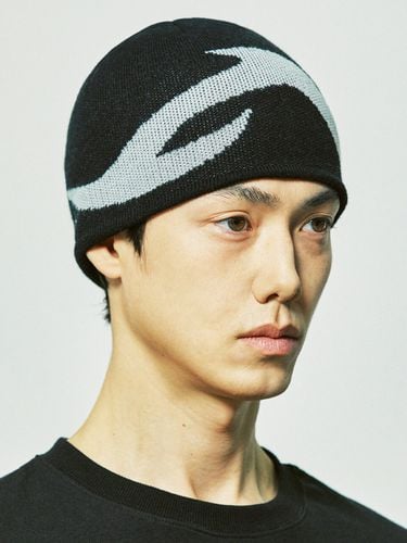 X-Ray Logo Knit Beanie (Black) - S SY - Modalova