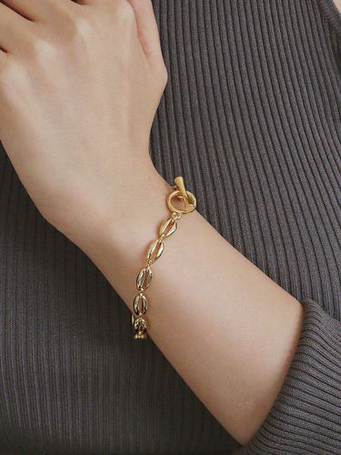 Toggle Bar Volume Chain Bracelet - Shertz - Modalova