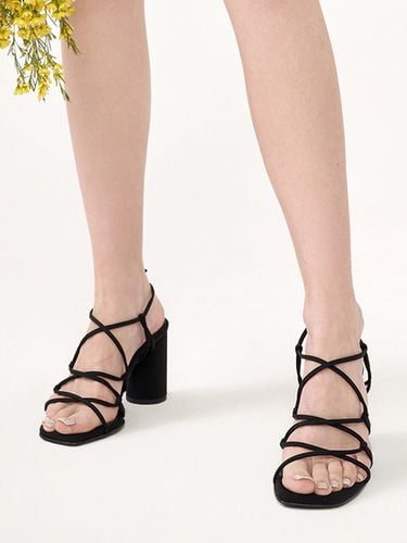 Sarinee Strap Sandal Pumps_Black - ETELIN - Modalova