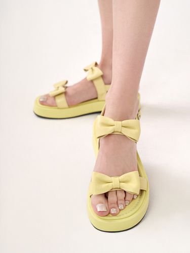 Peona Ribbon Platforms_Lime - ETELIN - Modalova