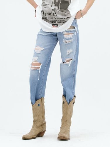 X Fender] Women Damage Denim Pants - Wrangler - Modalova